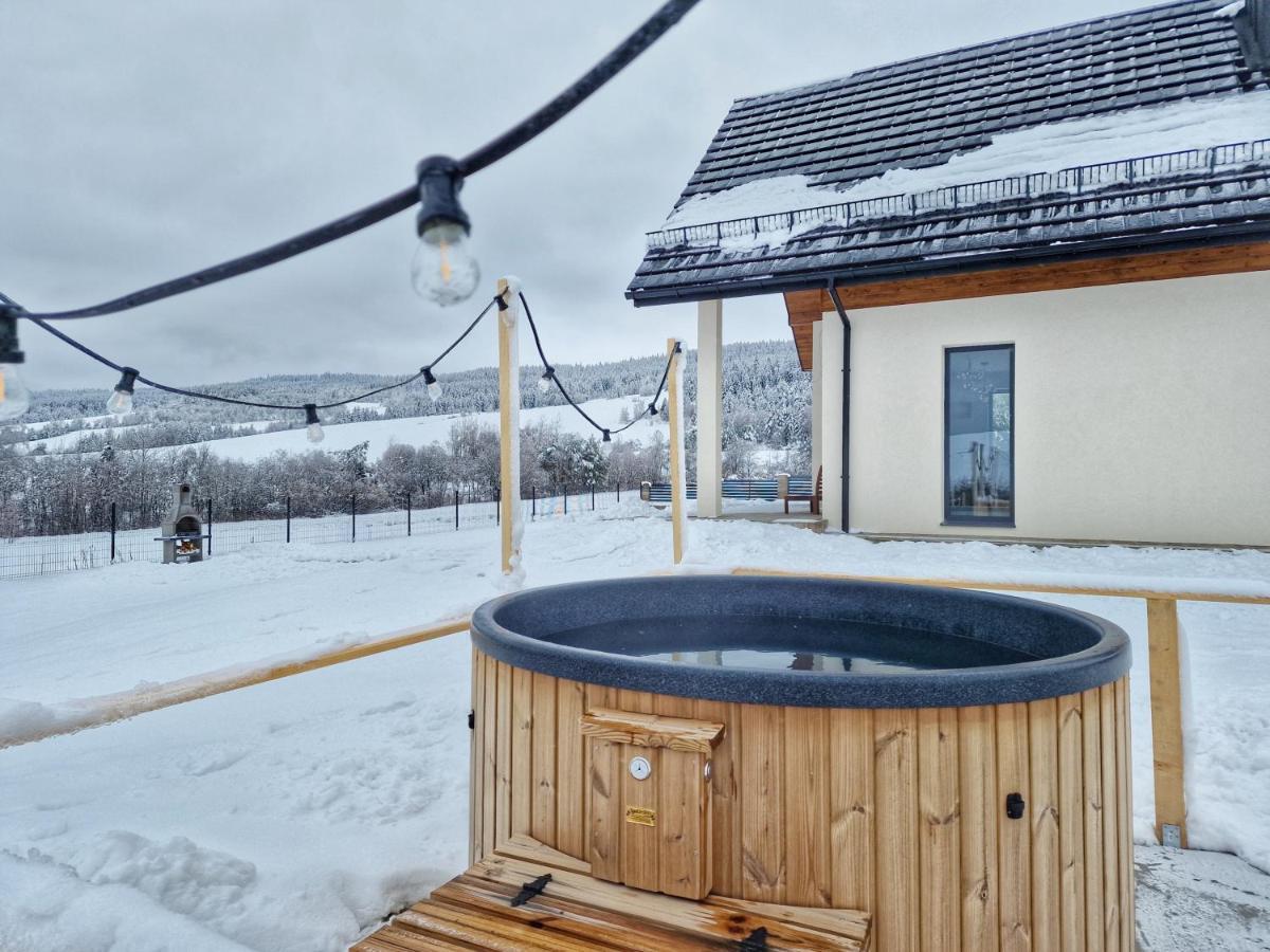 Lackowa Chill And Rest Dom Z Balia Krynica Zdroj Uscie Gorlickie Kültér fotó