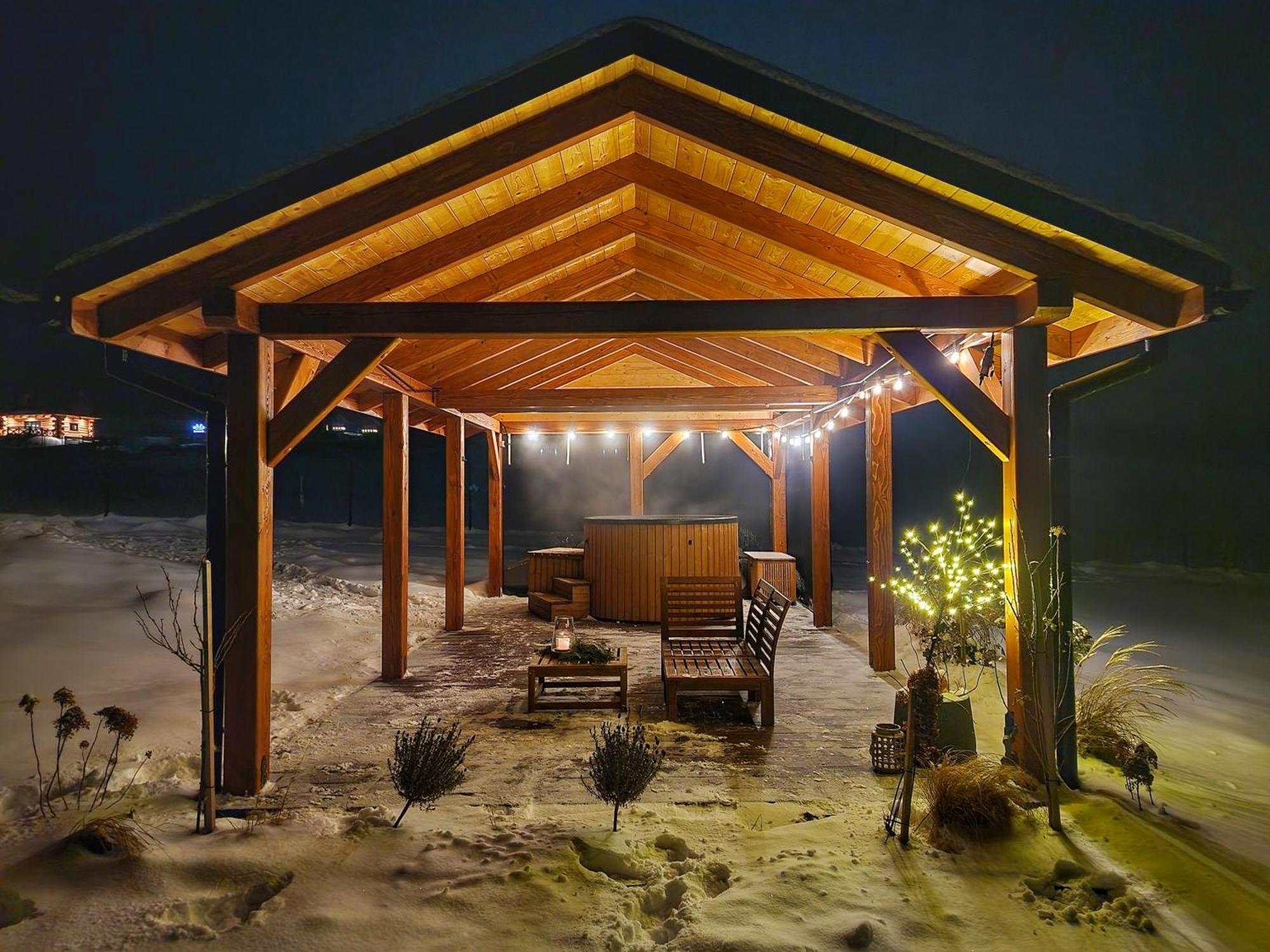 Lackowa Chill And Rest Dom Z Balia Krynica Zdroj Uscie Gorlickie Kültér fotó